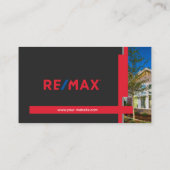 Remax Real Anwesen Business Card Visitenkarte (Rückseite)