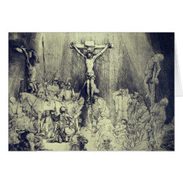 Rembrandt 1653 Detail Drei Kreuze