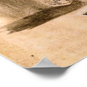 Rembrandt - A Deccani Nobleman Stehend 1656 Poster (Ecke)