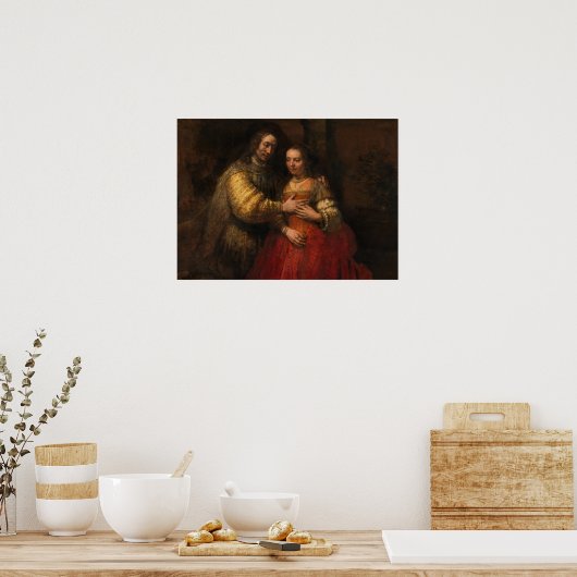 Rembrandt - Altes Testament Abbildung als jüdische Poster (Küche)