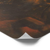 Rembrandt - Apostel Peter bestritt Christus Poster (Ecke)