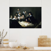 Rembrandt Art Malerei Die anatomische Lektion Poster (Küche)