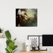 Rembrandt Art Painting Christ im Sturm Poster (Heimbüro)