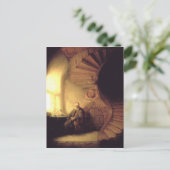 Rembrandt Art Painting Postkarte (Stehend Vorderseite)