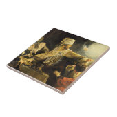 Rembrandt - Belshazzar's Feast, Fliese (Seite)