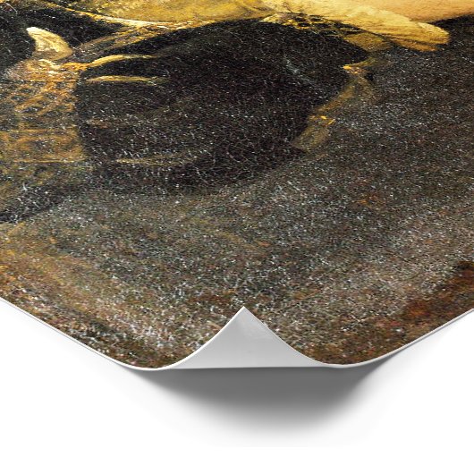 Rembrandt - Belshazzar's Fest, Poster (Ecke)