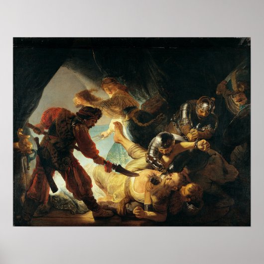 Rembrandt - Blindung von Samson Poster (Vorne)