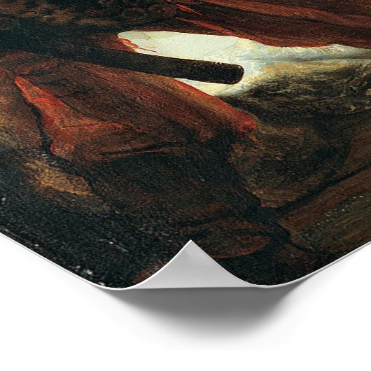 Rembrandt - Blindung von Samson Poster (Ecke)