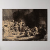 Rembrandt - Christliche Predigt, Hunderte von Gild Poster (Vorne)
