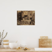 Rembrandt - Christus den Menschen vorgestellt Poster (Küche)