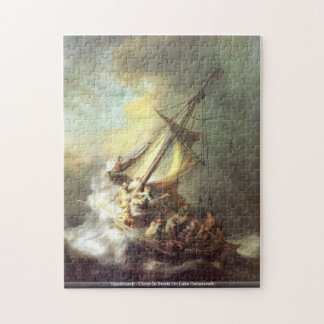 Rembrandt - Christus im Sturm auf See Genezareth Puzzle