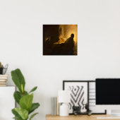 Rembrandt - Christus in Emmaus Poster (Heimbüro)