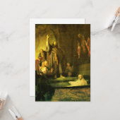 Rembrandt - Das Aufziehen von Lazarus Karte (Vorderseite/Rückseite Beispiel)