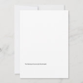 Rembrandt - Das Aufziehen von Lazarus Karte (Rückseite)