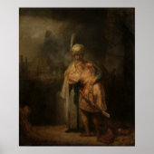 Rembrandt - David und Jonathan Poster (Vorne)