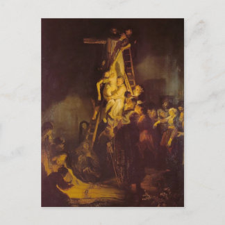 Rembrandt - Der Abstieg vom Kreuz Postkarte