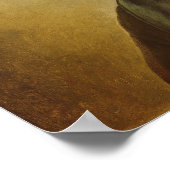 Rembrandt - Der alte Mann in Militärkostüm Poster (Ecke)