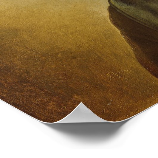 Rembrandt - Der alte Mann in Militärkostüm Poster (Ecke)