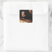 Rembrandt - Die anatomische Lektion von Dr. Nicola Quadratischer Aufkleber (Tasche)