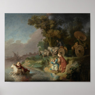 Rembrandt - Die Entführung von Europa (1632) Poster