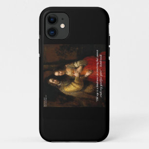 Rembrandt "Die jüdische Braut" und berühmtes Zitat Case-Mate iPhone Hülle