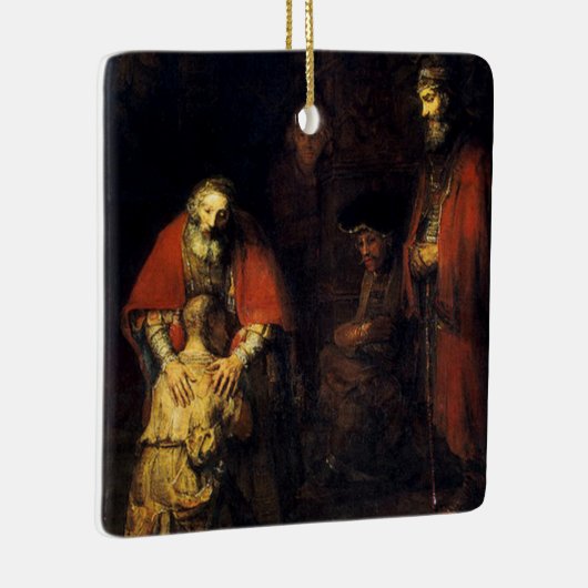 Rembrandt - Die Rückkehr des Wunders Keramikornament (Rechts)