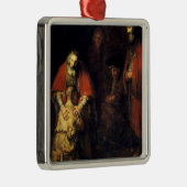 Rembrandt - Die Rückkehr des Wunders Ornament Aus Metall (Rechts)