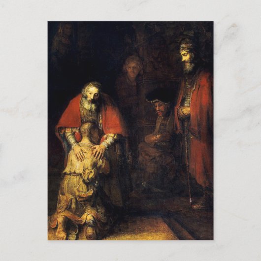 Rembrandt - Die Rückkehr des Wunders Postkarte (Vorderseite)
