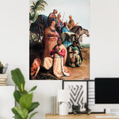 Rembrandt - Die Taufe des Eunuchen, Poster (Heimbüro)