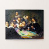 Rembrandt Dr. Tulp Anatomy Lesson Malerei Puzzle (Horizontal)