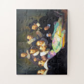 Rembrandt Dr. Tulp Anatomy Lesson Malerei Puzzle (Vertikal)