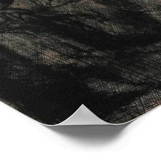 Rembrandt - Drei Kreuze Poster (Ecke)