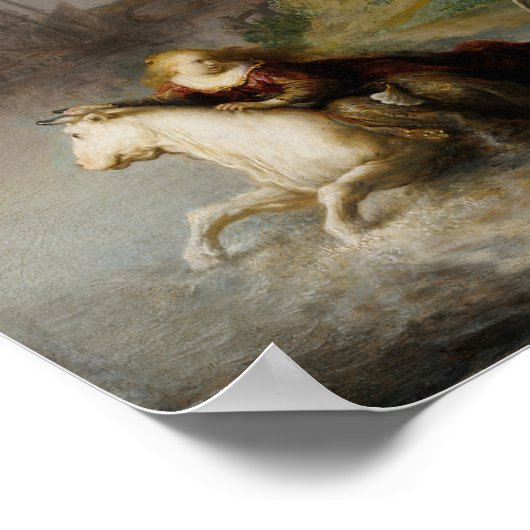 Rembrandt - Entführung von Europa Poster (Ecke)