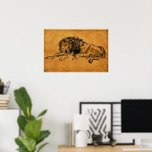 Rembrandt - Erholung Leo Poster (Heimbüro)