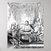 Rembrandt Etching Supper Poster (Vorne)