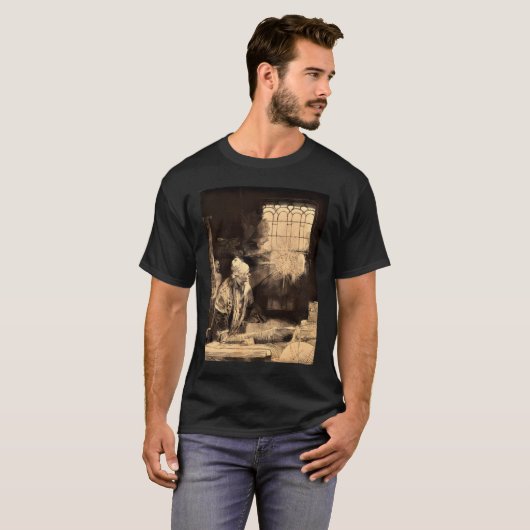 Rembrandt, Faust, Alchemist, 1652 T-Shirt (Vorne ganz)