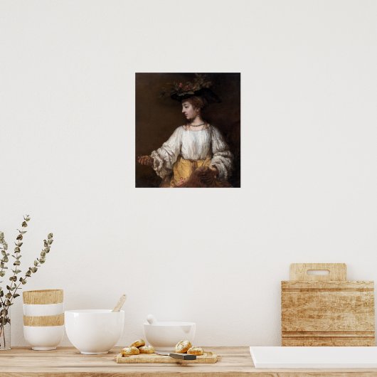 Rembrandt Flora Poster (Küche)