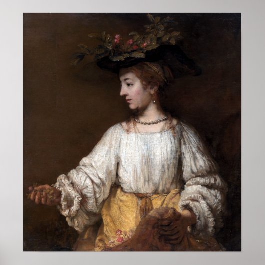 Rembrandt Flora Poster (Vorne)