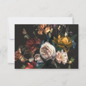 Rembrandt Floral Wedding Arch Response Cards UAWG RSVP Karte (Rückseite)