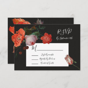 Rembrandt Floral Wedding Response Cards UAWG RSVP Karte