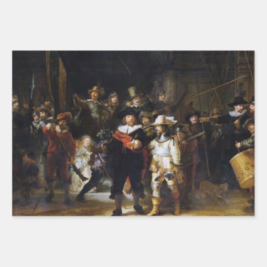 Rembrandt Geschenkpapier Set (Vorderseite)