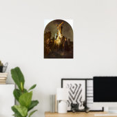 Rembrandt Harmenszoon van Rijn - Crucifixe Poster (Heimbüro)