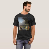 Rembrandt Harmenszoon Van Rijn zur Entführung von T-Shirt (Vorne ganz)