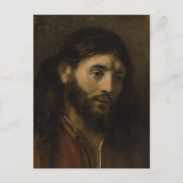 Rembrandt Head of Christ CC0923 Jesus portraits Postkarte