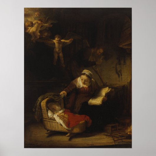 Rembrandt - Heilige Familie Poster (Vorne)
