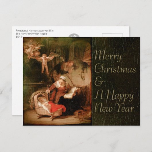 Rembrandt Holy Family CC0289 Weihnachten (Vorne/Hinten)