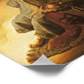 Rembrandt - Jeremiah Lamenting Destruction.. Poster (Ecke)