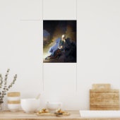 Rembrandt Jeremiah Lamenting the Destruction Poster (Küche)