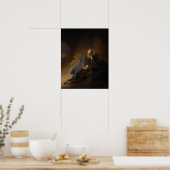 Rembrandt - Jeremiah Trauernde Zerstörung von Jeru Poster (Küche)