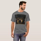 Rembrandt-Kunst, die das Nightwatch malt T-Shirt (Vorne ganz)
